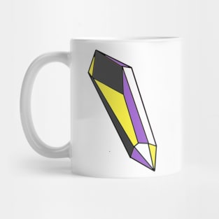 Crystal in Nonbinary Pride Mug